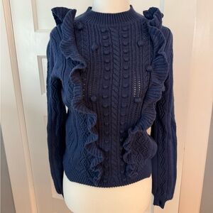 Sézane x Manoush Ruffle Sweater